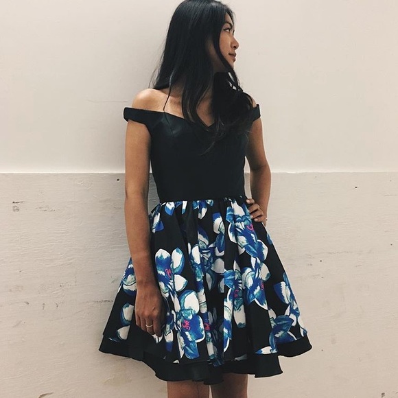 Floral and black dress from YYa &Co - Picture 1 of 2
